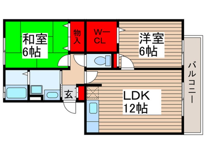 間取図 ラ・グランドゥ－ル