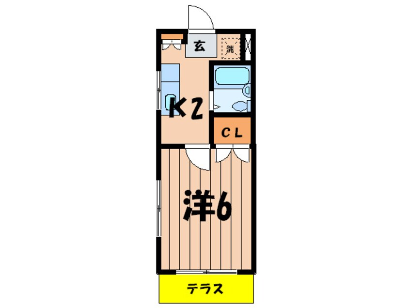 間取図 プレステ－ジ中目黒