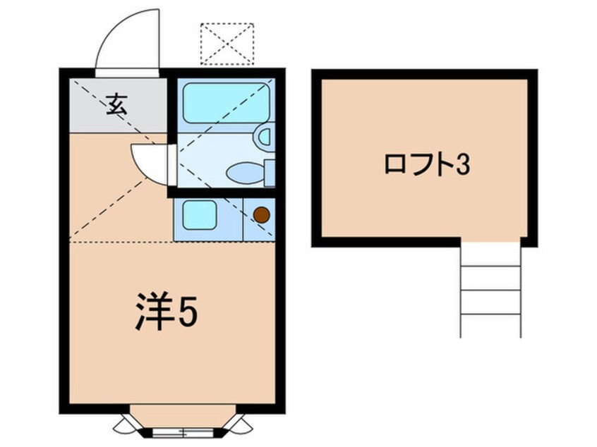 間取図 リブレ日吉Ａ