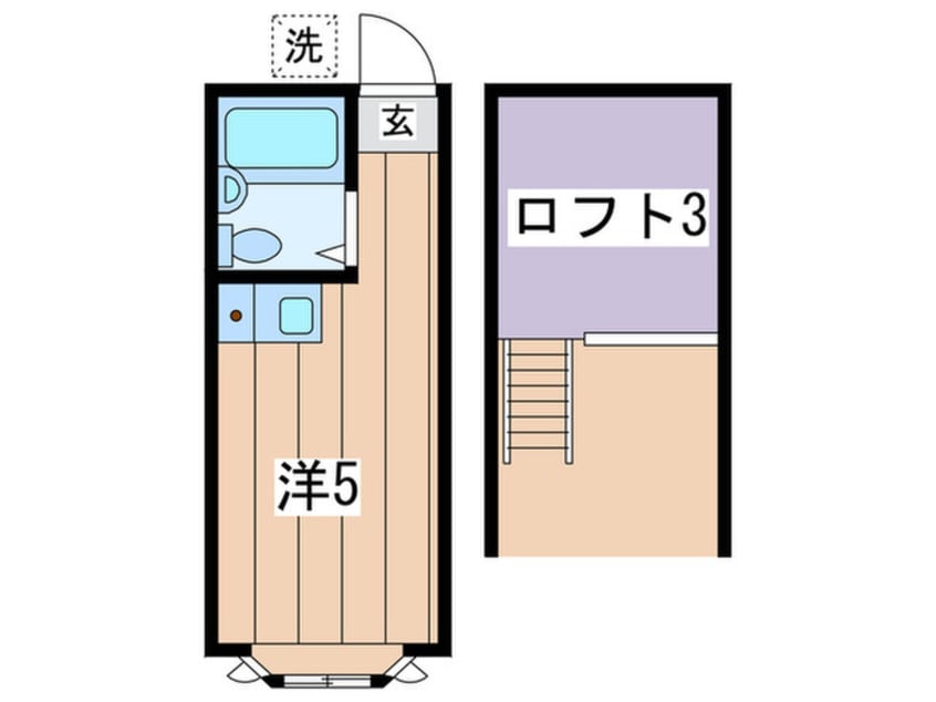 間取図 リブレ日吉Ａ