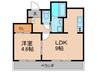 プレデパルク３ 1LDKの間取り