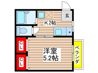 間取図 Ｅコーポ