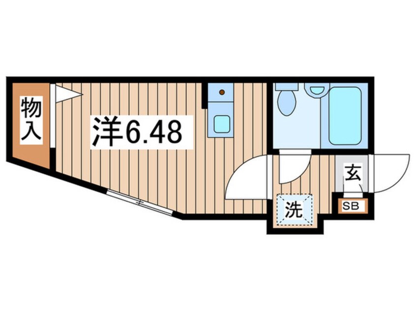 間取図 ウエストハイム大間野