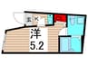 T-flat綾瀬 1Kの間取り