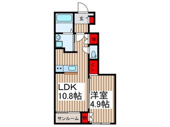 間取図 コンフォートハウス　ポニー