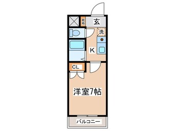 間取図 ヒルズＬ・Ｒ