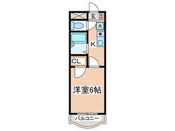 間取図 ヒルズＬ・Ｒ