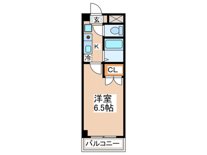 間取図 ヒルズＬ・Ｒ