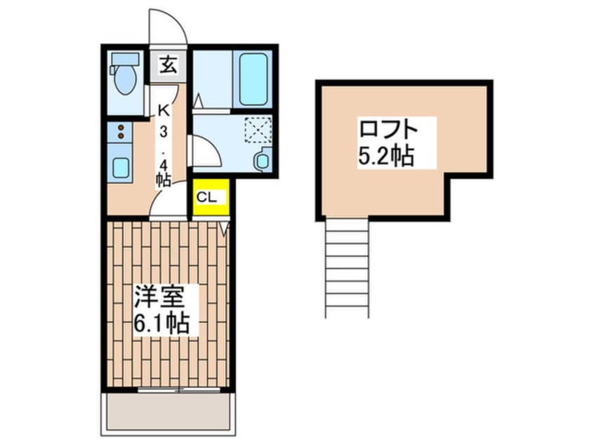 間取図 ＣＯＵＲＴ　ＦＯＲＥＴ