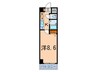 ジュエル文京白山（１０３） 1Kの間取り