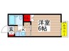 コーポ　パインヒル 1Kの間取り