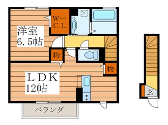 間取図 アザレアKガーデン