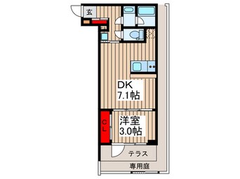 間取図 SYFORME MONZEN-NAKACHO(101)