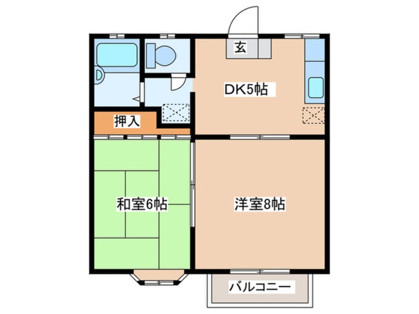 間取図 ラ・メゾン陽ざし野