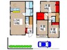 瑞穂町殿ヶ谷23-1期　3号棟 3LDKの間取り