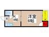 マンションユ－ガ 1Kの間取り