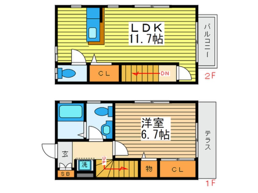 間取図 ヴェリナ・フォ－