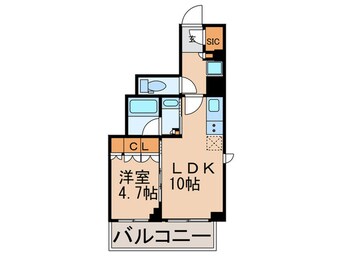 間取図 パークアクシス築地