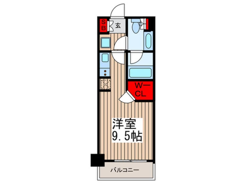 間取図 パークアクシス築地