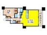 エアライズタワー（２９０６） 1LDKの間取り