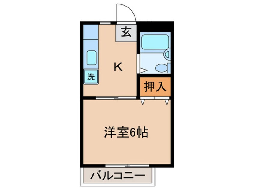 間取図 グリーンパレス５