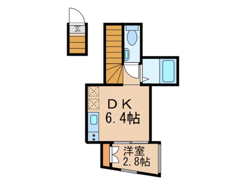 間取図 カルチェラタン桜丘