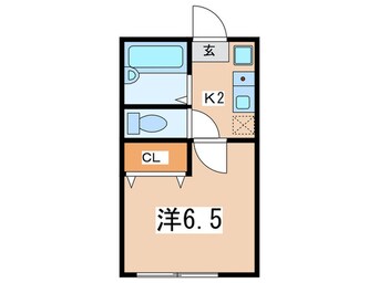 間取図 プレステージ若松