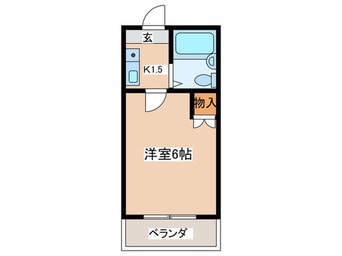 間取図 レジデンスカ－プ厚木