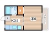 グリーンパレス６ 1Kの間取り