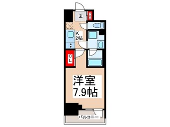 間取図 プライマル南砂