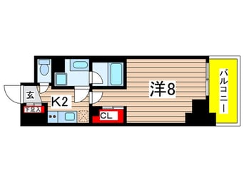 間取図 プライマル南砂