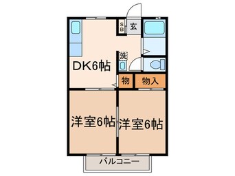 間取図 サンフロ―ラＭ　Ａ棟