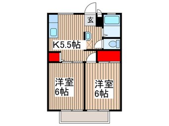 間取図 サンライフハタ