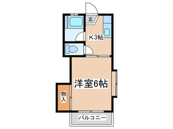 間取図 レスポワール調布