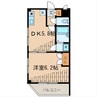 ソレーユ 1DKの間取り