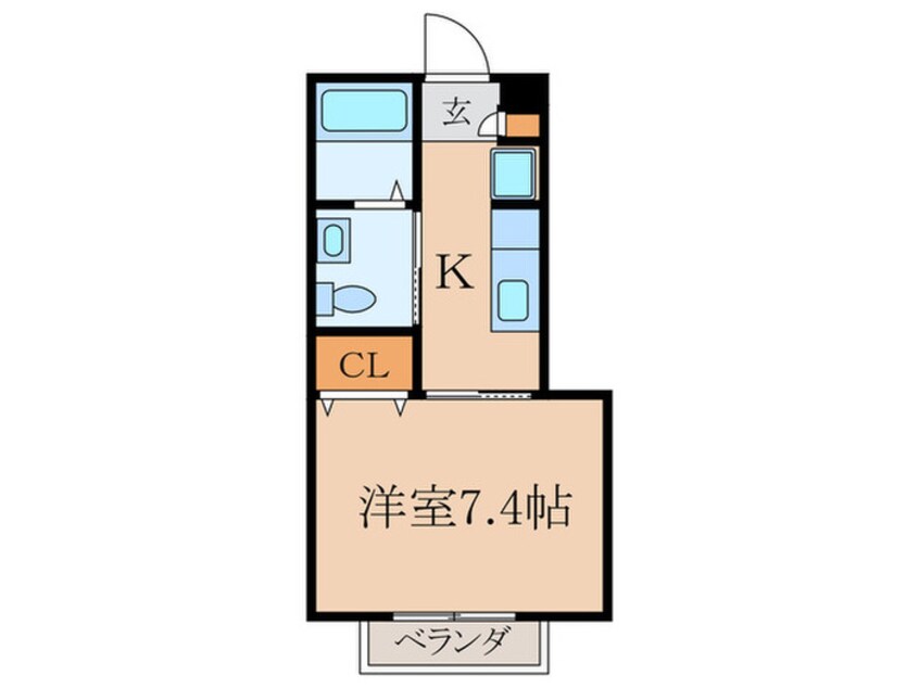 間取図 エスポワール立野Ｂ棟