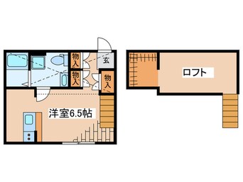 間取図 プリマドンナ淵野辺　弐番館