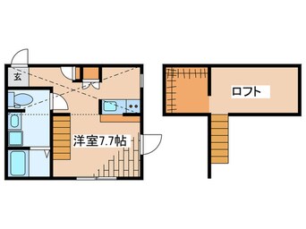 間取図 プリマドンナ淵野辺　弐番館