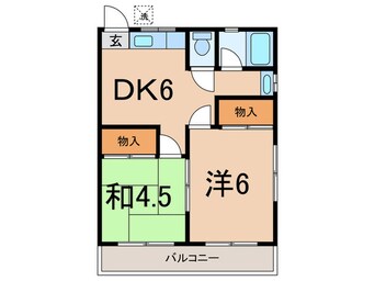 間取図 コ－ポラス原