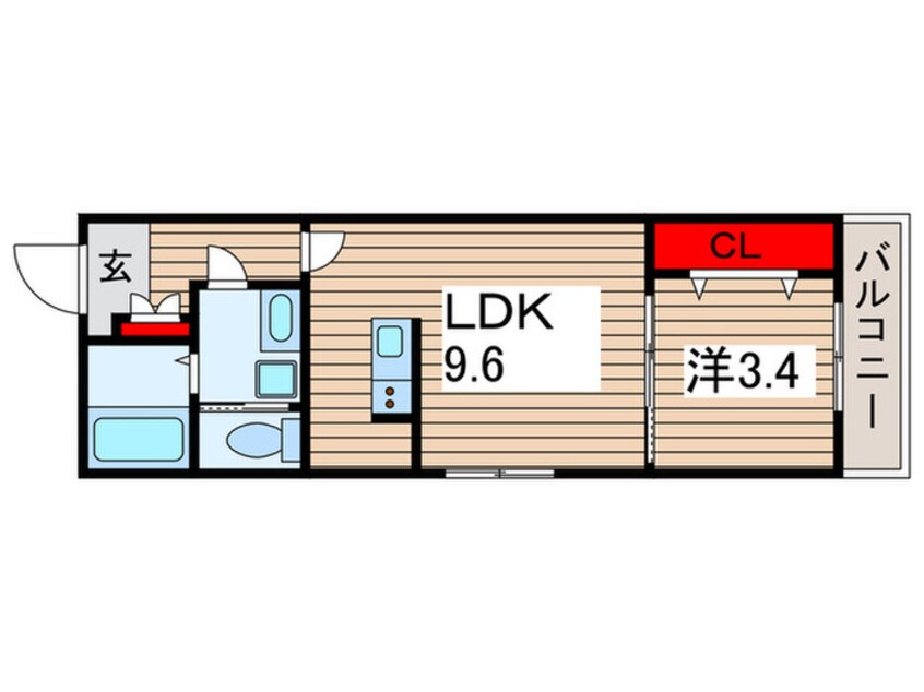 間取図 SBKクレスト