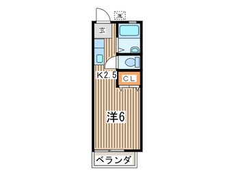 間取図 コーポ草風Ａ