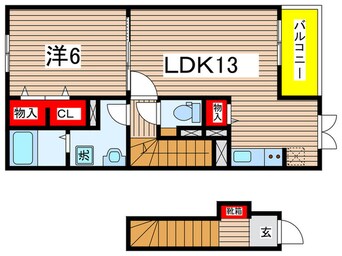 間取図 コート・ダジュールＢ