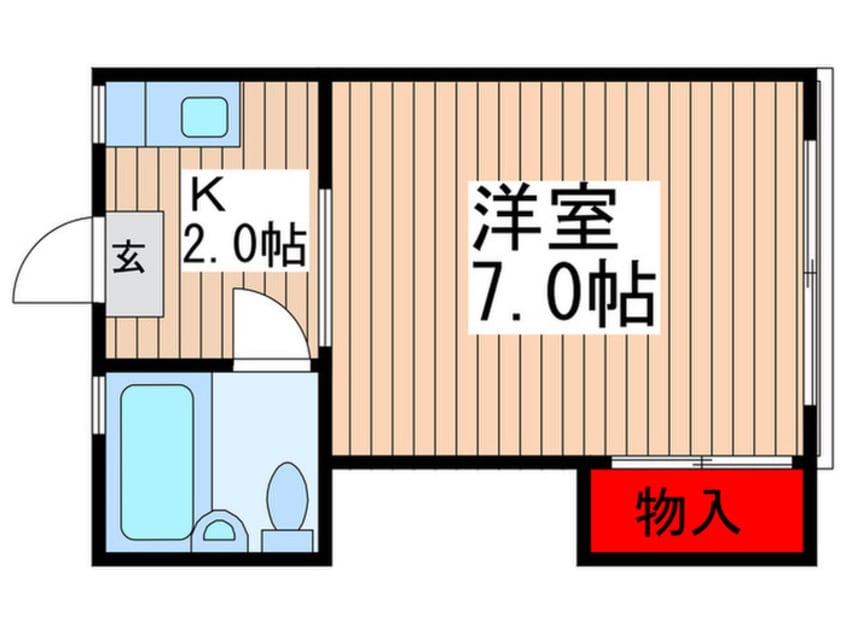 間取図 コーポサクマ