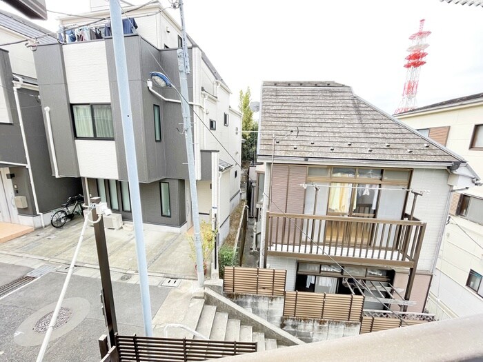 室内からの展望 奥谷荘