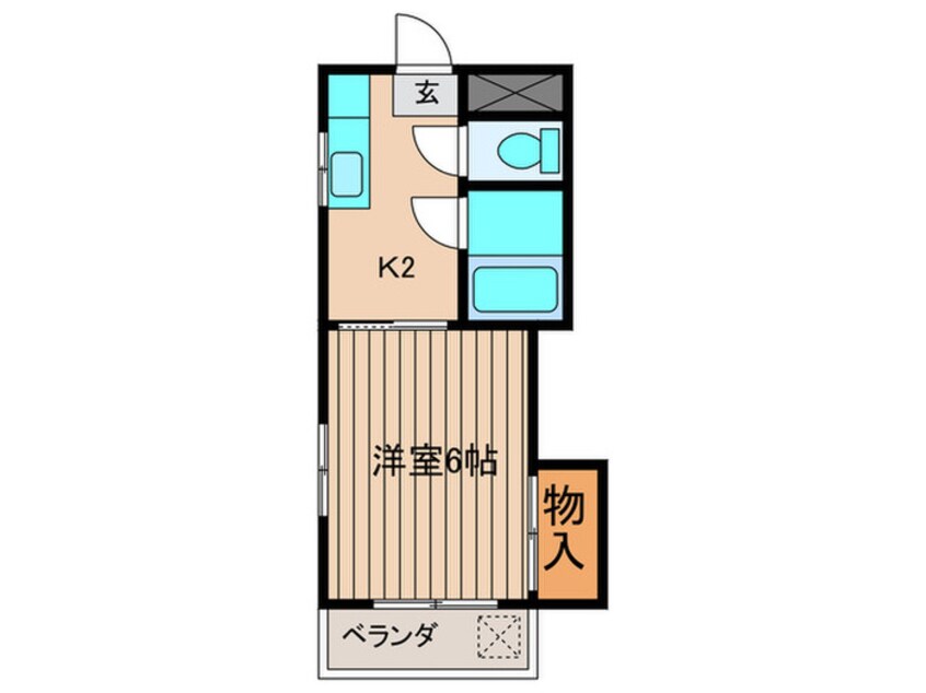 間取図 レスポワ―ル