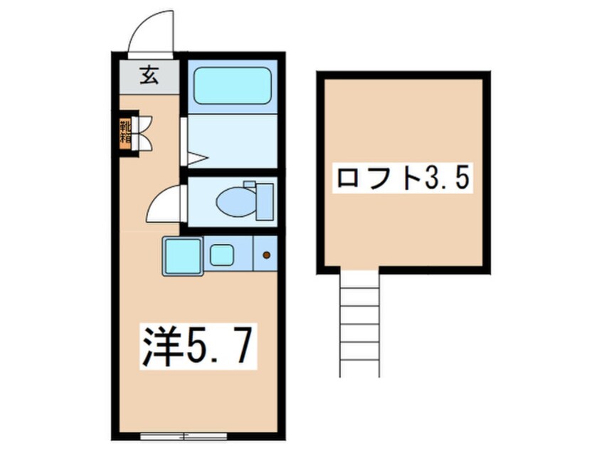 間取図 ヒルズ篠原東３丁目