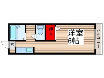 間取図 プレミ－ル末広