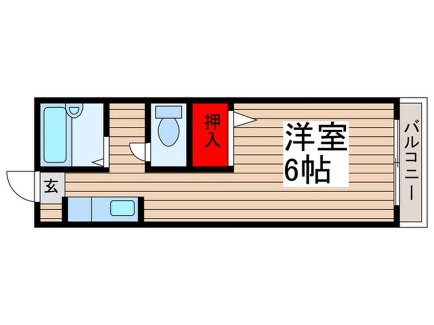間取図 プレミ－ル末広