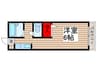 プレミ－ル末広 1Rの間取り