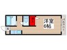 プレミ－ル末広 1Rの間取り
